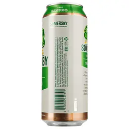 Упаковка сидру Somersby Яблуко 4.7% 12 л з/б (0.5 л х 24 шт.) - мініатюра 3