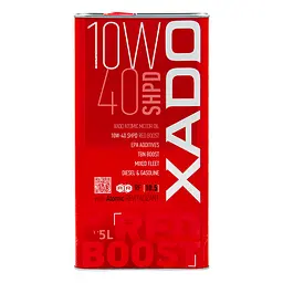 Моторне масло Xado Atomic Oil Red Boost 10W-40 5л(XA 26349)