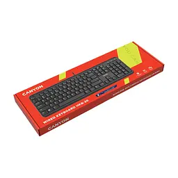 Клавіатура Canyon HKB-20 Velvet USB UA Black (CNS-HKB02) - мініатюра 5