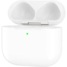 Бездротовий зарядний чохол, сумісний з AirPods 4 покоління, USB-C, порт Airpods 4, заміна зарядного футляра, без навушників