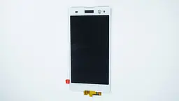 Дисплей для смартфона Sony Xperia C3 D2502, D2533, white у зборі з тачскріном без рамки