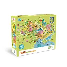 Пазли класичні Карта України 300706, 100 елементів