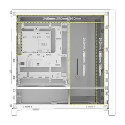 Корпус для ПК Corsair FRAME 4000D RS ARGB White (CC-9011297-WW) - мініатюра 7