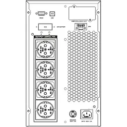 Джерело безперебійного живлення (ДБЖ) SVC PT-2KSB-LCD [121072] - мініатюра 3