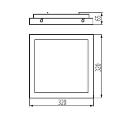 Світлодіодний світильник Kanlux Tybia M 25W-NW B-Kanlux - мініатюра 3