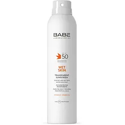 Сонцезахисний спрей Babe Laboratorios Sun Protection SPF 50+ водостійкий з прозорою текстурою 200 мл