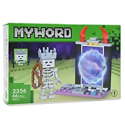 Конструктор з фігурками героїв Minecraft