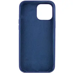 Чохол Silicone Case Full Protective (AA) NO LOGO для Apple iPhone 12 Pro Max (6.7) Синій / Deep navy - мініатюра 2