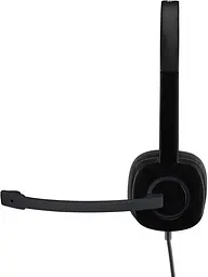 Навушники гарнітура Logitech H151 Stereo (981-000589) чорна - мініатюра 2