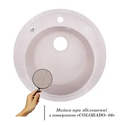 Кухонна мийка Lidz D510/200 COL-06 (LIDZCOL06D510200) - мініатюра 3