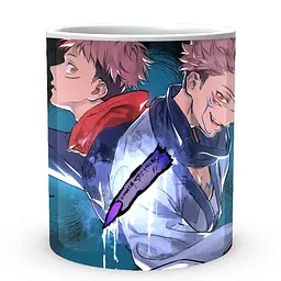 Кухоль GeekLand Jujutsu Kaisen Магічна Битва Ітадорі Сукуна JK.02.18 330 мл білий - мініатюра 2