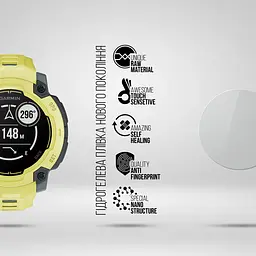 Гідрогелева плівка на годинники Garmin Instinct E 45mm ArmorStandart захисна плівка для смарт годинників прозора (ARM86957) - мініатюра 2