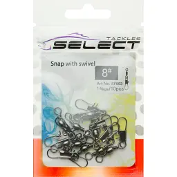Вертлюжок із застібкою Select SF003 size 2, 7 шт. - мініатюра 3