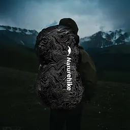Чохол для рюкзака Naturehike CNK2450PJ010 L (Чорний) - мініатюра 2