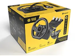 Кермо + коробка передач + педалі Tracer SimRacer MANUAL GEARBOX 6 in 1 PC/PS4/PS3/Xone/X360/SWITCH (TRAJOY47345) - мініатюра 8