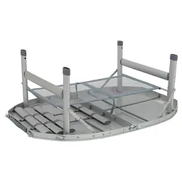 Складний стіл Bo-Camp Premium Oval 100x70 cm Grey (1404424) - мініатюра 6