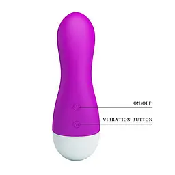 Wibrator Pretty Love Ian, 12 cm (fioletowy) - мініатюра 2