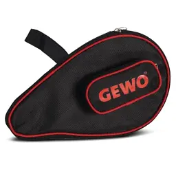 Чохол для ракетки Gewo Round Cover Wave з відділенням для м'ячів Black/Red (109679130) (931256) - мініатюра 2