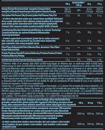 Гейнер з Вуглеводами та Креатином Muscle Mass - 1000 г - мініатюра 2