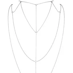 Ланцюжок для спини Bijoux Indiscrets Magnifique Back and CLeavage Chain - Silver - мініатюра 2