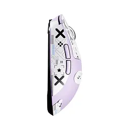 Ігрова мишка ATTACK SHARK X3 / Три режими підключення / Сенсор PAW3395 / 49 г / Lavender - мініатюра 3