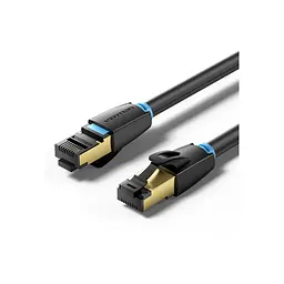 Патч-корд Vention 3 м, S/FTP Cat. 8 RJ-45 чорний (IKABI)