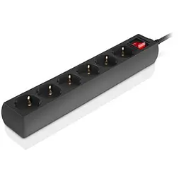 Мережевий фільтр живлення REAL-EL RS-6 Protect M 3m, black (EL122300034) - мініатюра 5