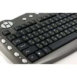 Комплект (клавиатура+мышь) HQ-Tech KM-348 USB Grey Multimedia - миниатюра 4