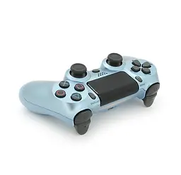 Геймпад джойстик DoubleShock Wireless PS4 Double Motor Vibration DUALSHOCK 4 Silver-Blue - мініатюра 1