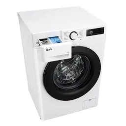 Пральна машина LG фронтальна, 11кг, 1400, A, 57см, дисплей, пара, інвертор, білий - мініатюра 6