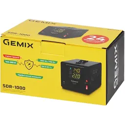 Стабілізатор напруги Gemix SDR-1000 - мініатюра 3