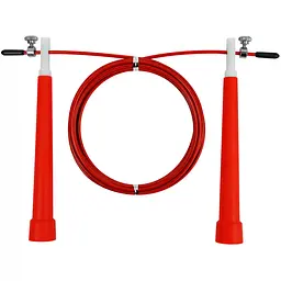 Швидкісна скакалка EasyFit Speed Cable Rope 3 м зі стальним тросом червона (EF-2039-R) - мініатюра 5