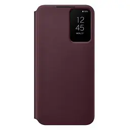 Чохол до мобільного телефона Samsung Smart Clear View Cover Galaxy S22 Plus Burgundy (EF-ZS906CEEGRU)