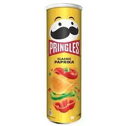 Картопляні чіпси Pringles Classic Paprika  зі смаком паприки 165 г