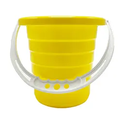 Дитяче відро для пісочниці "Середнє" S0009(Yellow) жовтий 14 см
