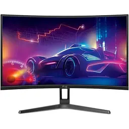 Монітор вигнутий 27" 2E R2723BV, Black, WLED, VA, 1920x1080 (16:9), 6 мс, 165 Гц, 300 кд/м², 4000:1, 1500R, 2x3 Вт, 178°/17 75x75 мм, FreeSync (2E-R2723BV-01.UA)