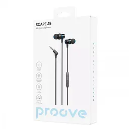 Навушники Proove дротові Scape J5 3.5mm чорні - мініатюра 2