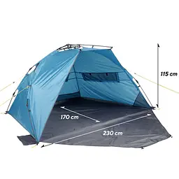 Намет Uquip Speedy XL UV 50+ Blue/Grey (241006) - мініатюра 7