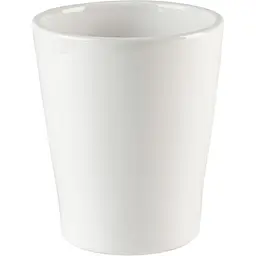 Горщик для квітів МВМ My Home, 16 см, білий (DH-FLOWERS-29 WHITE)