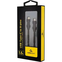 Кабель Cablexpert CC-USB2-CM8PM-1.5M ,Power Delivery (PD), C-тато/Lightning, 1,5 м. (CC-USB2-CM8PM-1.5M) - мініатюра 2