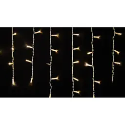 Гірлянда Delux ICICLE 75 LED 2 x 0.7 м IP44 EN Теплий білий/білий (90016594)