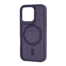 Чохол Silicone Cooling Сase with MagSafe iPhone 16 Pro Purple