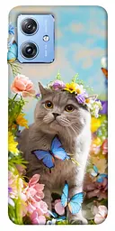 Чохол Demsky Spring cat для Motorola Moto G84