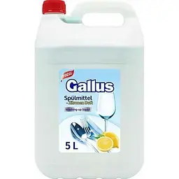 Засіб для миття посуду GALLUS 5л Spulmittell Zitronen Duft Лимон