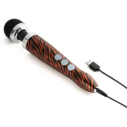 Вібромасажер Doxy Die Cast 3R Tiger металевий корпус перезаряджається - мініатюра 2