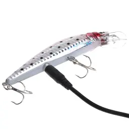 Приманка для лову хижих риб з підсвіткою та USB-зарядкою, Електронна Twitching Lure