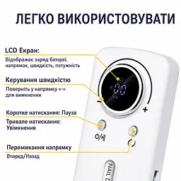 Фрезер для манікюру та педикюру Nail Polisher Machine 6 в 1 45000 об/хв - мініатюра 5