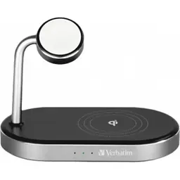Зарядний пристрій Verbatim 3in1 Apple Watch and iPhone Charging Stand (49556) - мініатюра 2