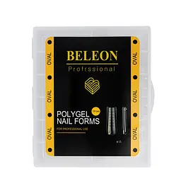 Верхні форми для нарощування нігтів BELEON Oval №15 (120 шт/уп.)