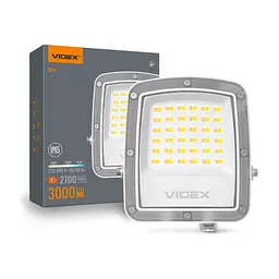 Прожектор Videx F5 30W 3000-5000-6500K 230V White (VL-F5-030CW)